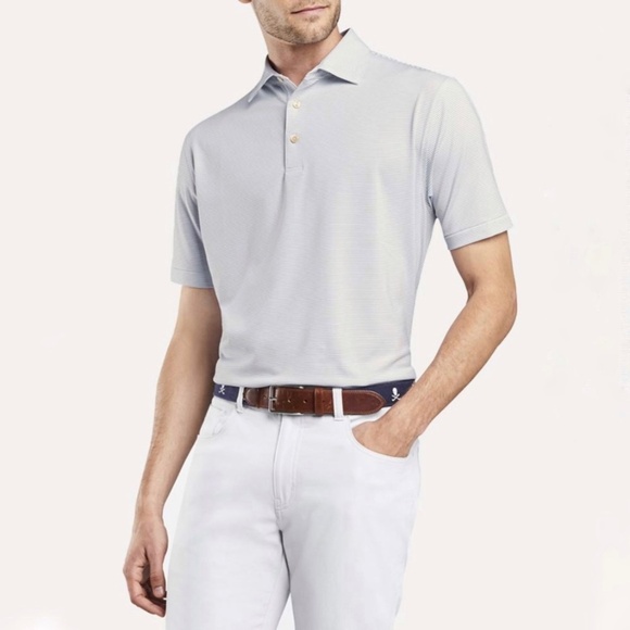 Peter Millar Halford Stripe Performance Polo - Picture 1 of 9